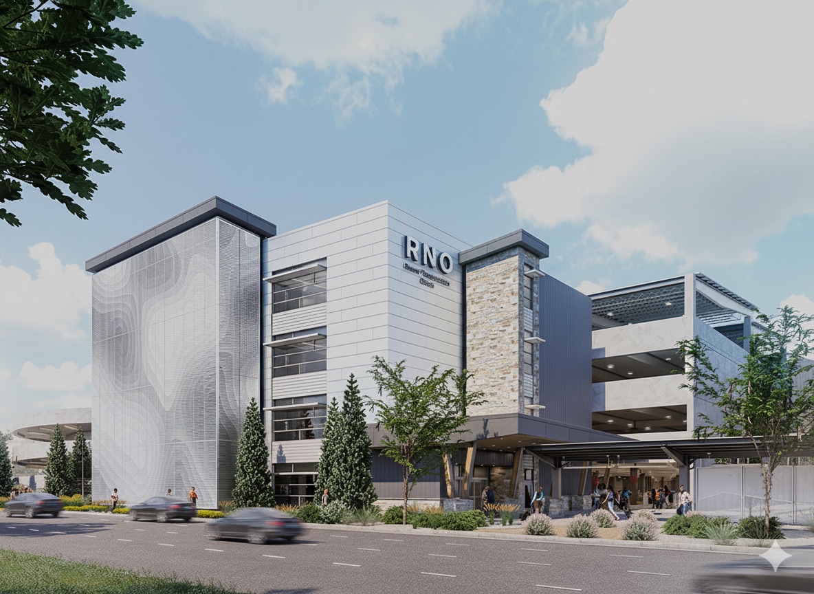 RNO Rental Car Facility rendering